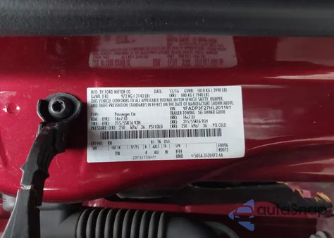 2017 Ford Focus Se from USA, damaged, VIN 1FADP3F27HL201191